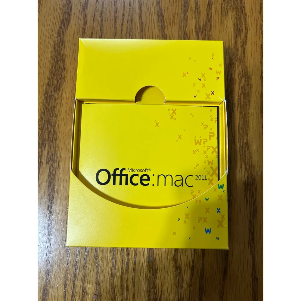 Microsoft Office Mac‎ 2011 Home & Student Software - Yellow